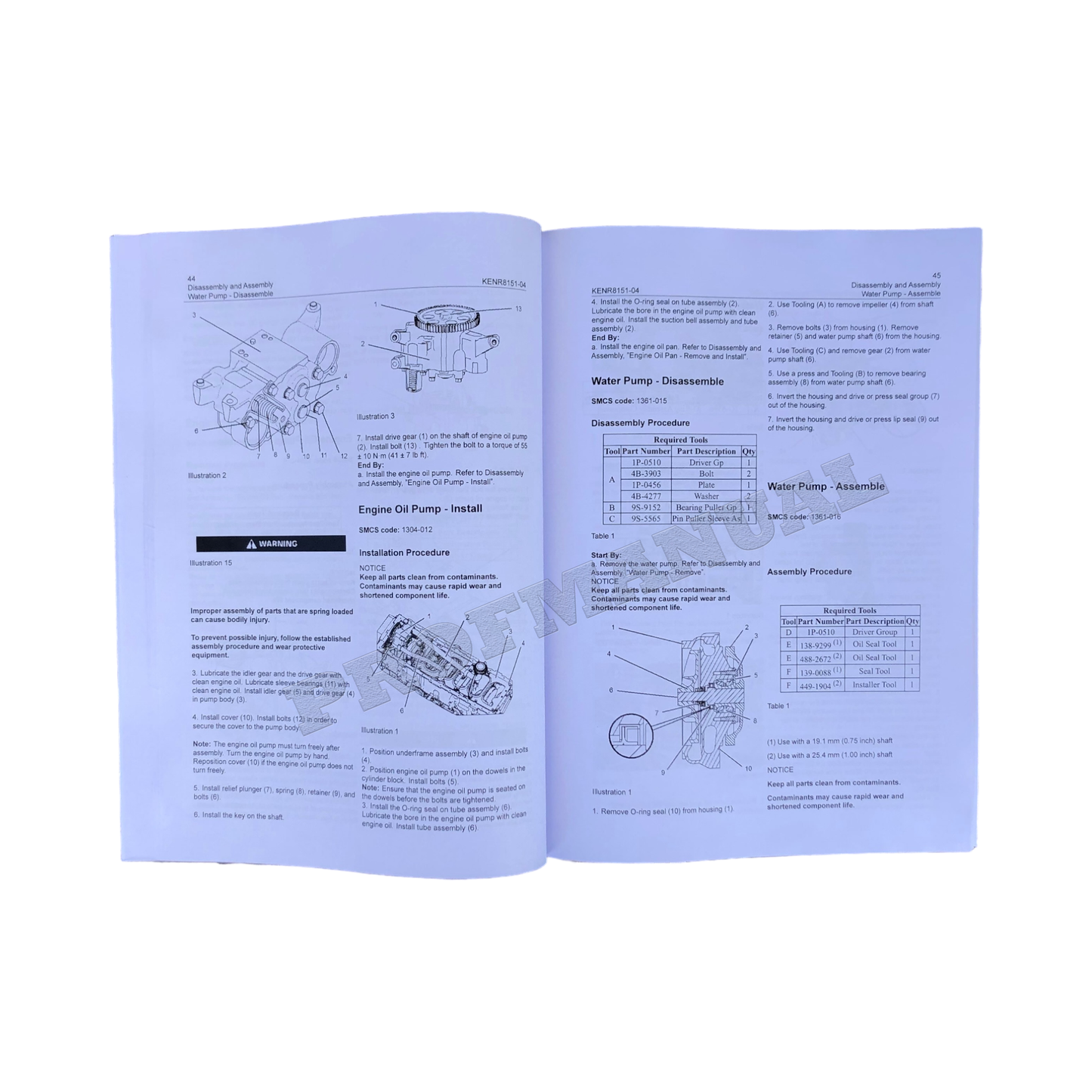 Caterpillar C15 C18 MOTOR D8T Traktormotor Handbuch Demontage Montage +Ergänzung