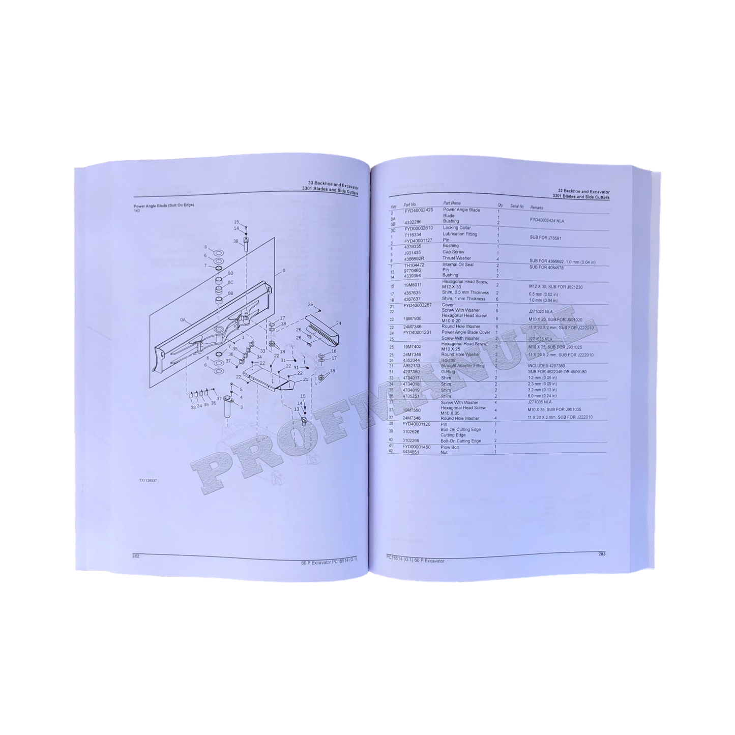 Ersatzteilkatalog für Bagger John Deere 60P 60 P + !BONUS!