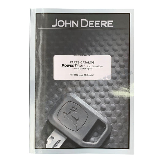 Manuel du catalogue des pièces du moteur John Deere PowerTech 2.9L 3029HFG03 Genset FT4