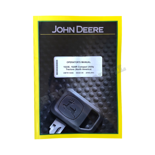 JOHN DEERE 1025R 1023E TRAKTOR-BETRIEBSHANDBUCH