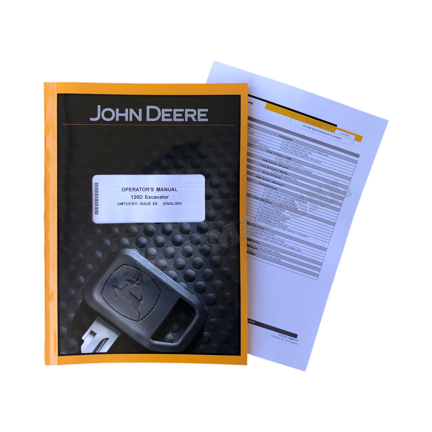 JOHN DEERE 120D EXCAVATOR OPERATORS MANUAL + !BONUS!