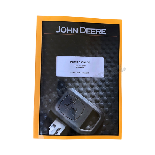 JOHN DEERE 330CLC 370C EXCAVATOR PARTS CATALOG MANUAL