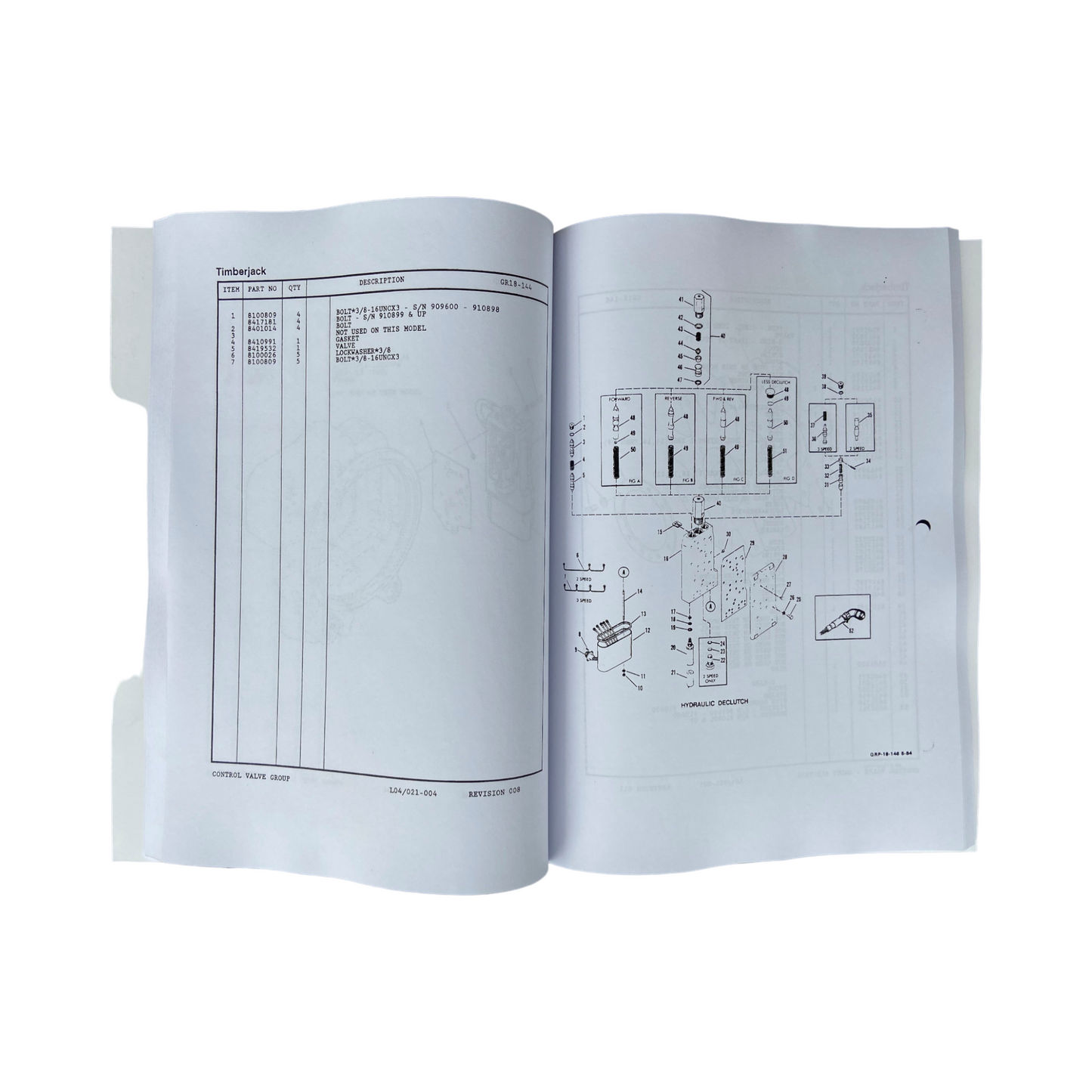 JOHN DEERE 910 FORWARDER PARTS CATALOG MANUAL 900000-910930