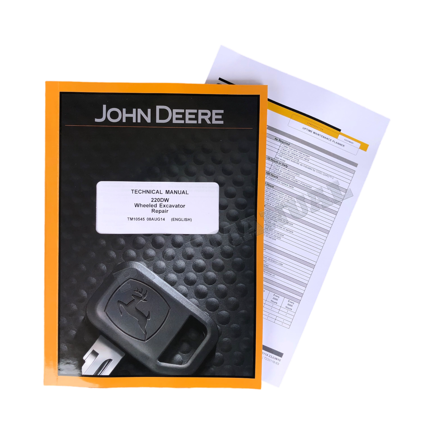 JOHN DEERE 220DW EXCAVATOR REPAIR SERVICE MANUAL + !BONUS!