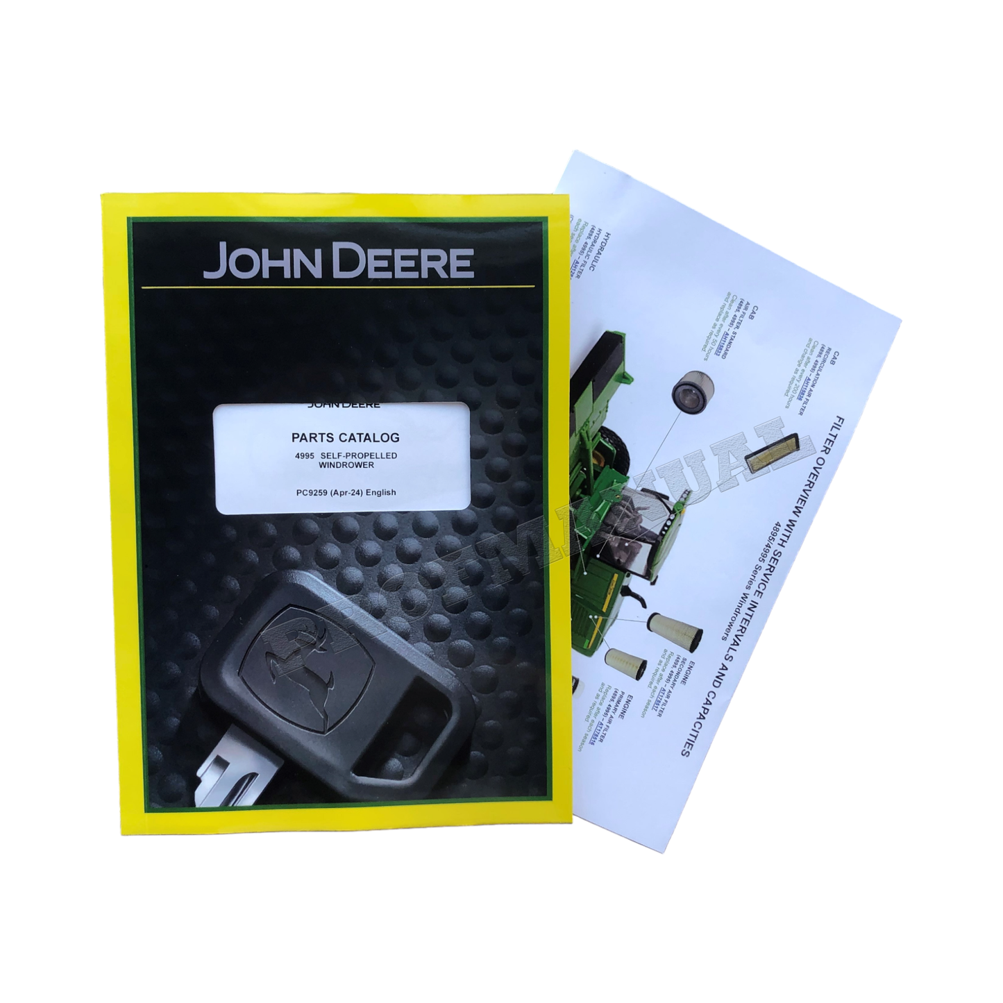 JOHN DEERE 4995 WINDROWER-ERSATZTEILKATALOG-HANDBUCH + !BONUS!