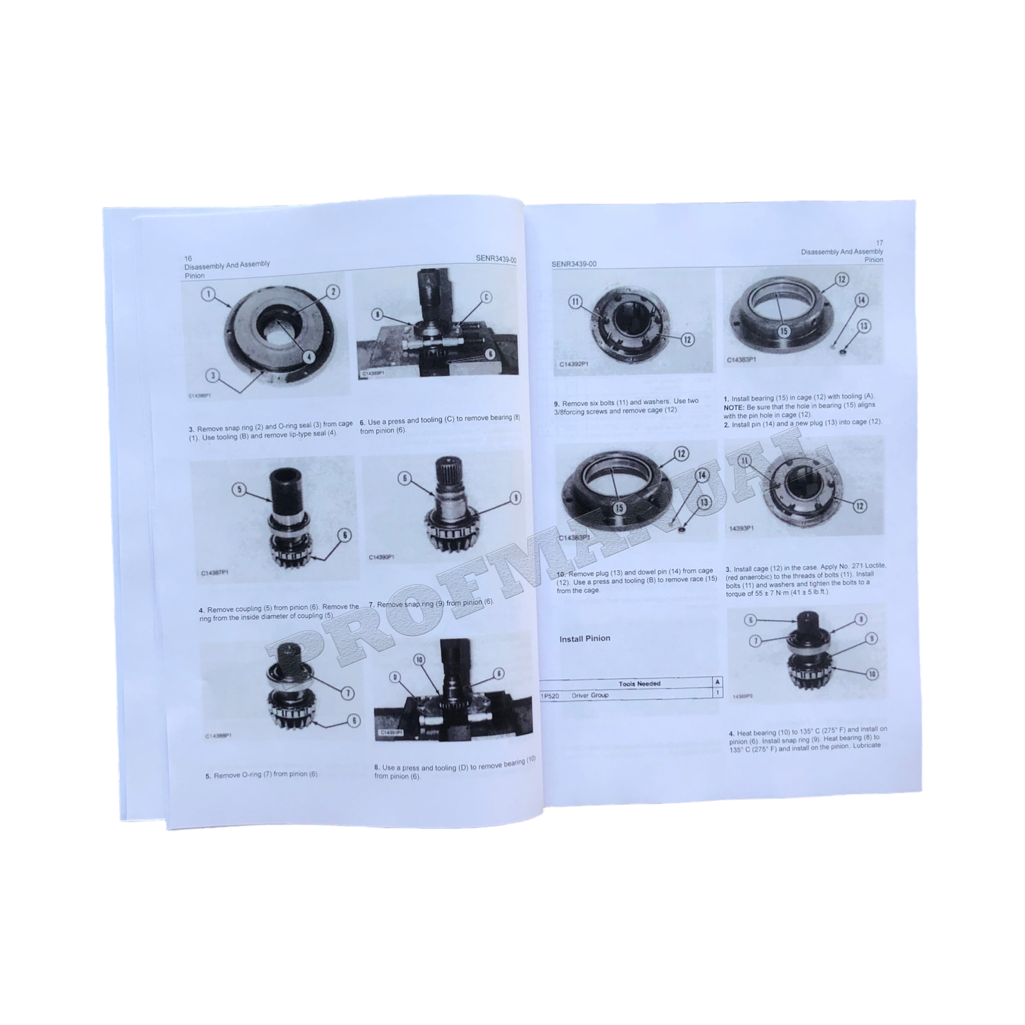 Caterpillar CAT 56 TOWING WINCH Manual Disassembly Assembly