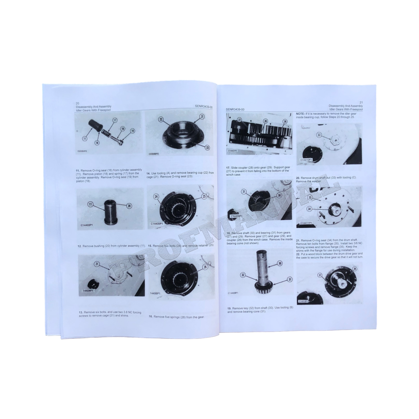 Caterpillar CAT 56 TOWING WINCH Manual Disassembly Assembly