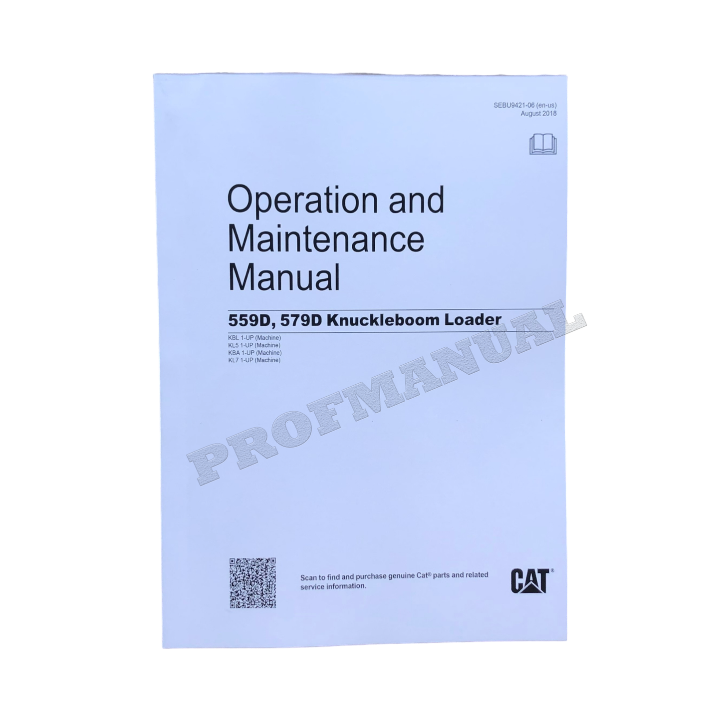 Caterpillar Cat 559D, 579D Knuckleboom Loader OPERATORS MAINTENANCE MANUAL