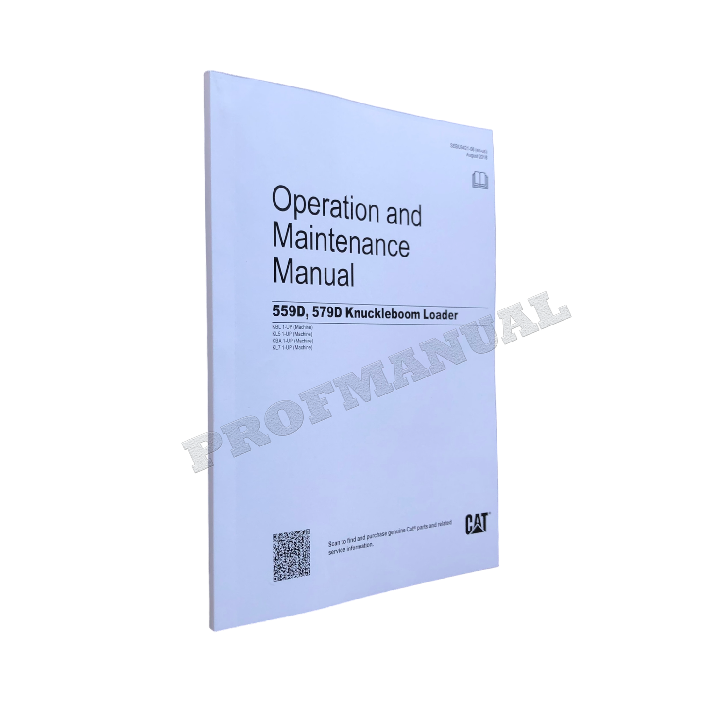 Caterpillar Cat 559D, 579D Knuckleboom Loader OPERATORS MAINTENANCE MANUAL