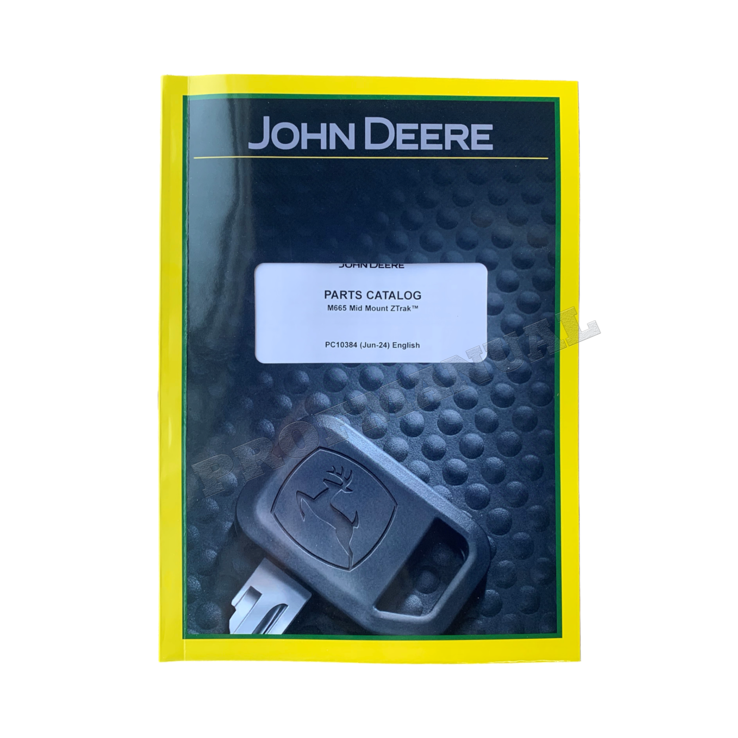 John Deere M665 Mid-Mount ZTrak Parts Catalog Manual + !BONUS!