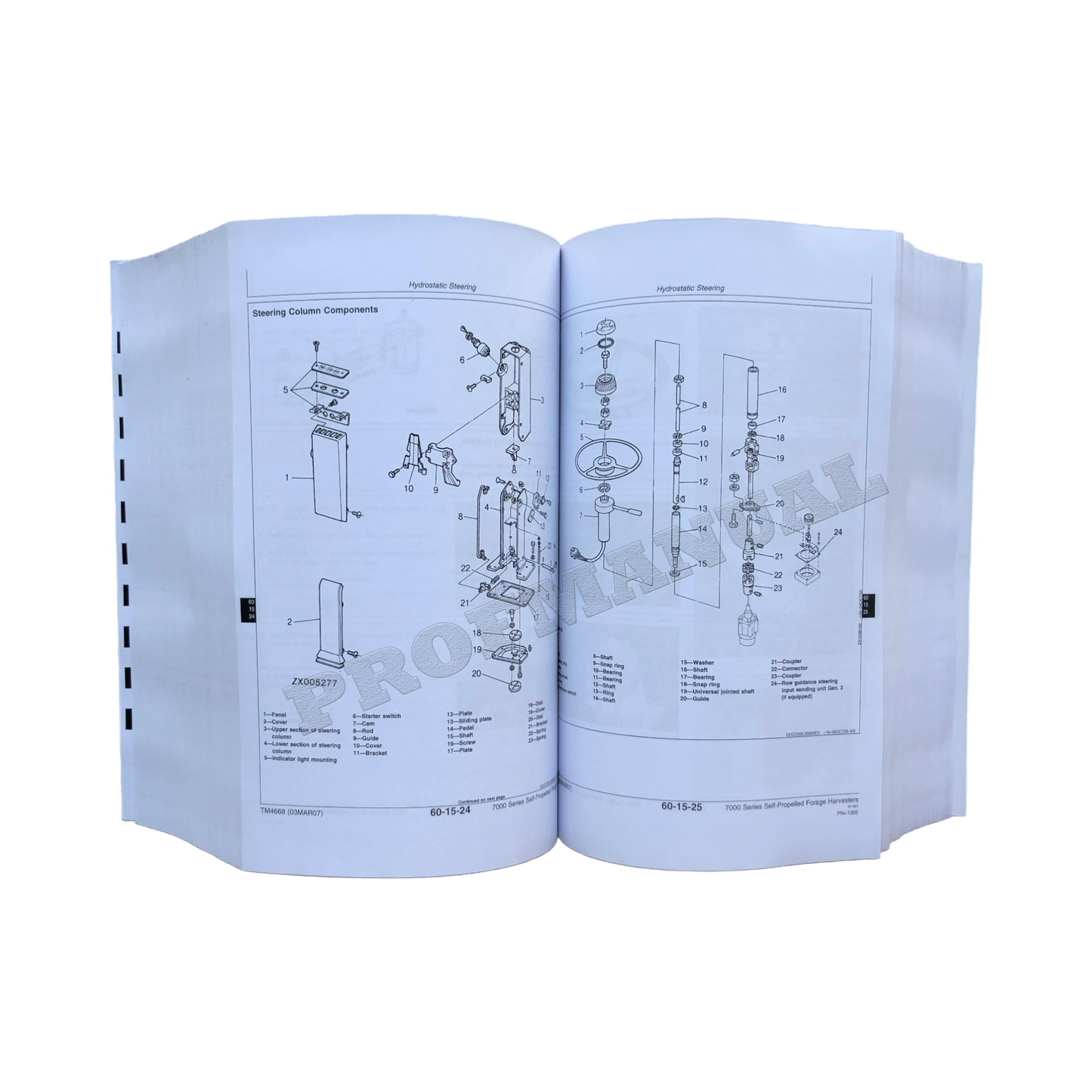 JOHN DEERE 7200 7300 7400 7500 7700 7800 ERNTEMASCHINEN-REPARATUR-SERVICEHANDBUCH + !BONUS!