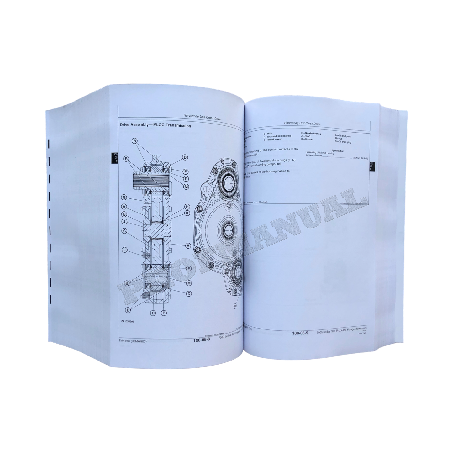 JOHN DEERE 7200 7300 7400 7500 7700 7800 ERNTEMASCHINEN-REPARATUR-SERVICEHANDBUCH + !BONUS!