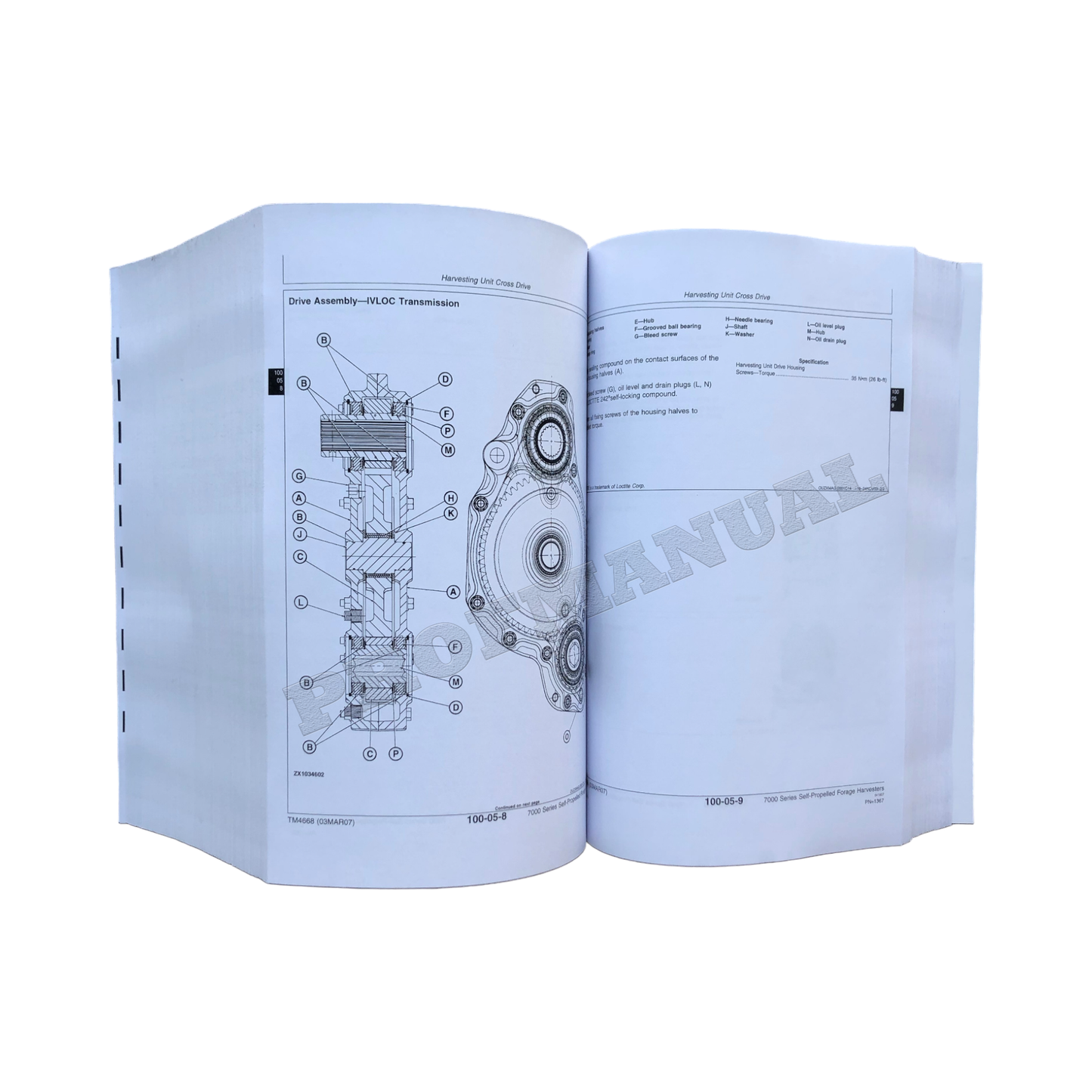 JOHN DEERE 7200 7300 7400 7500 7700 7800  HARVESTER REPAIR SERVICE MANUAL + !BONUS!