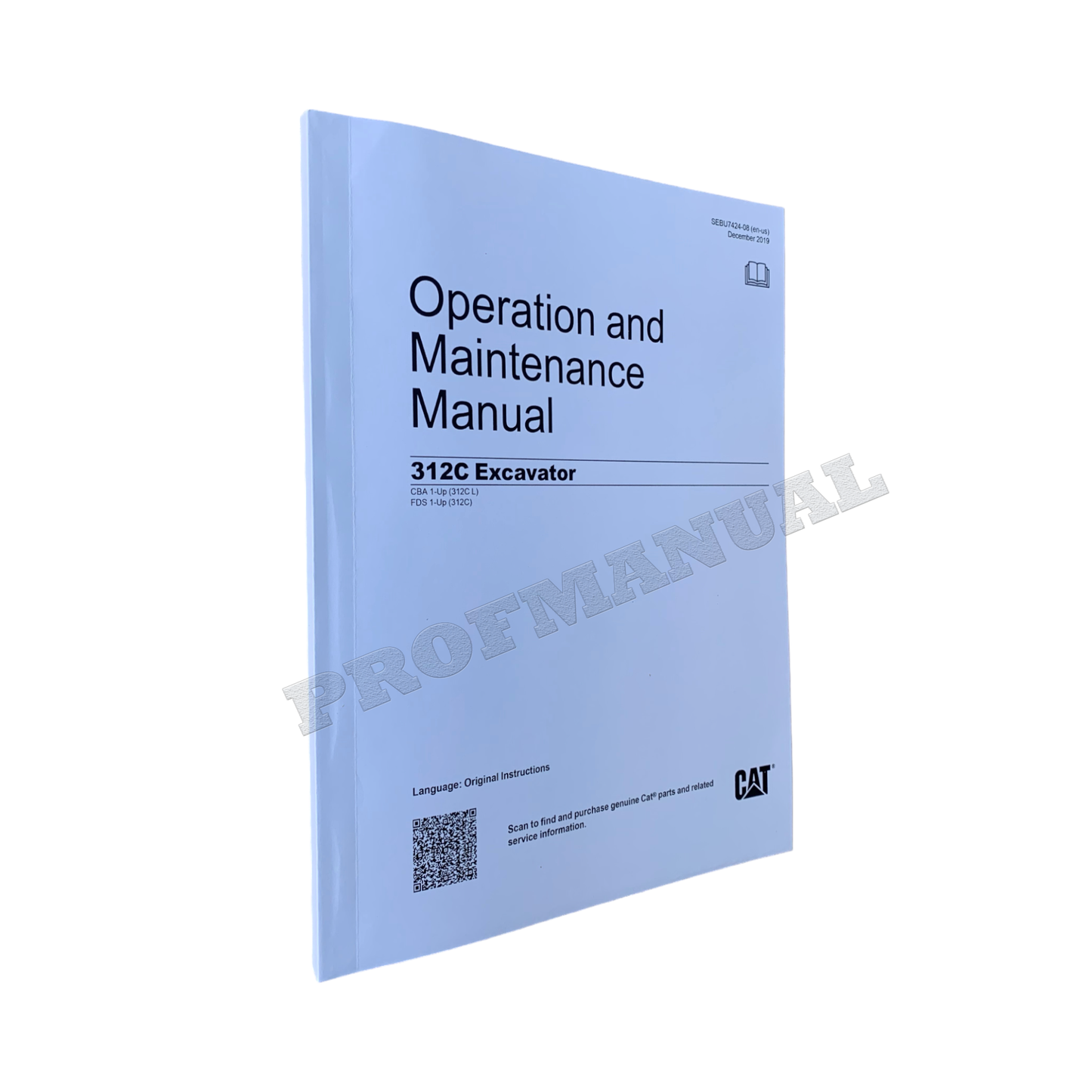 Caterpillar 312C Excavator Operators Maintenance Manual CBA1-Up FDS1-Up