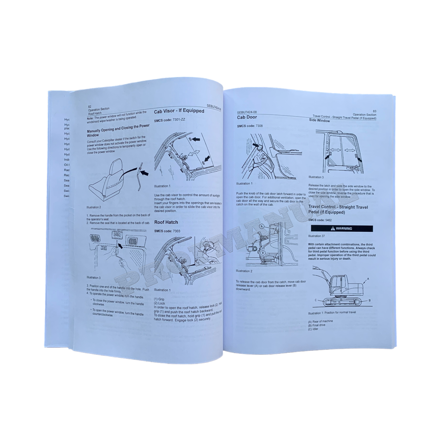 Caterpillar 312C Excavator Operators Maintenance Manual CBA1-Up FDS1-Up