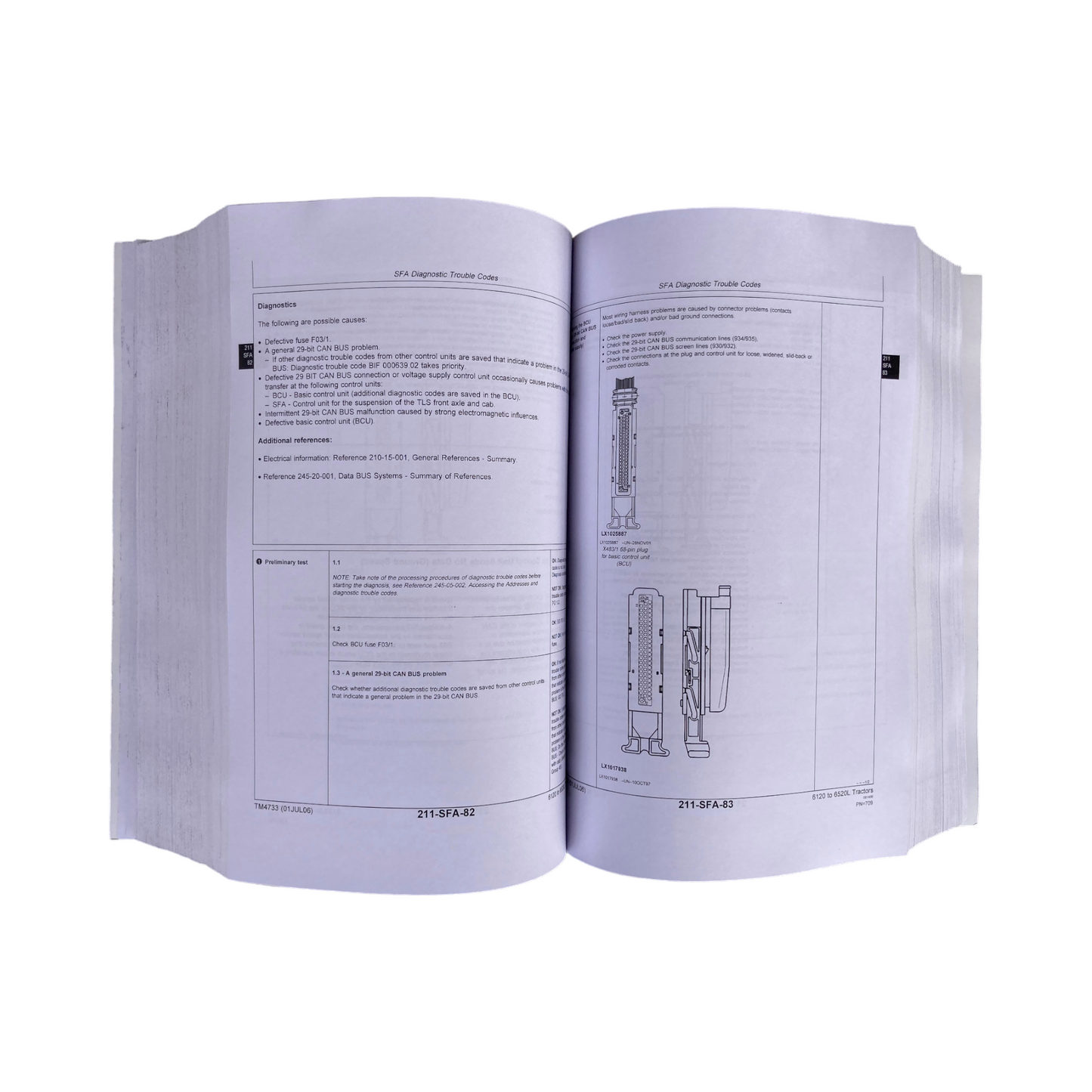 JOHN DEERE 6120  6220  6320  6420  6120L  6220L TRACTOR OPERATION TEST MANUAL