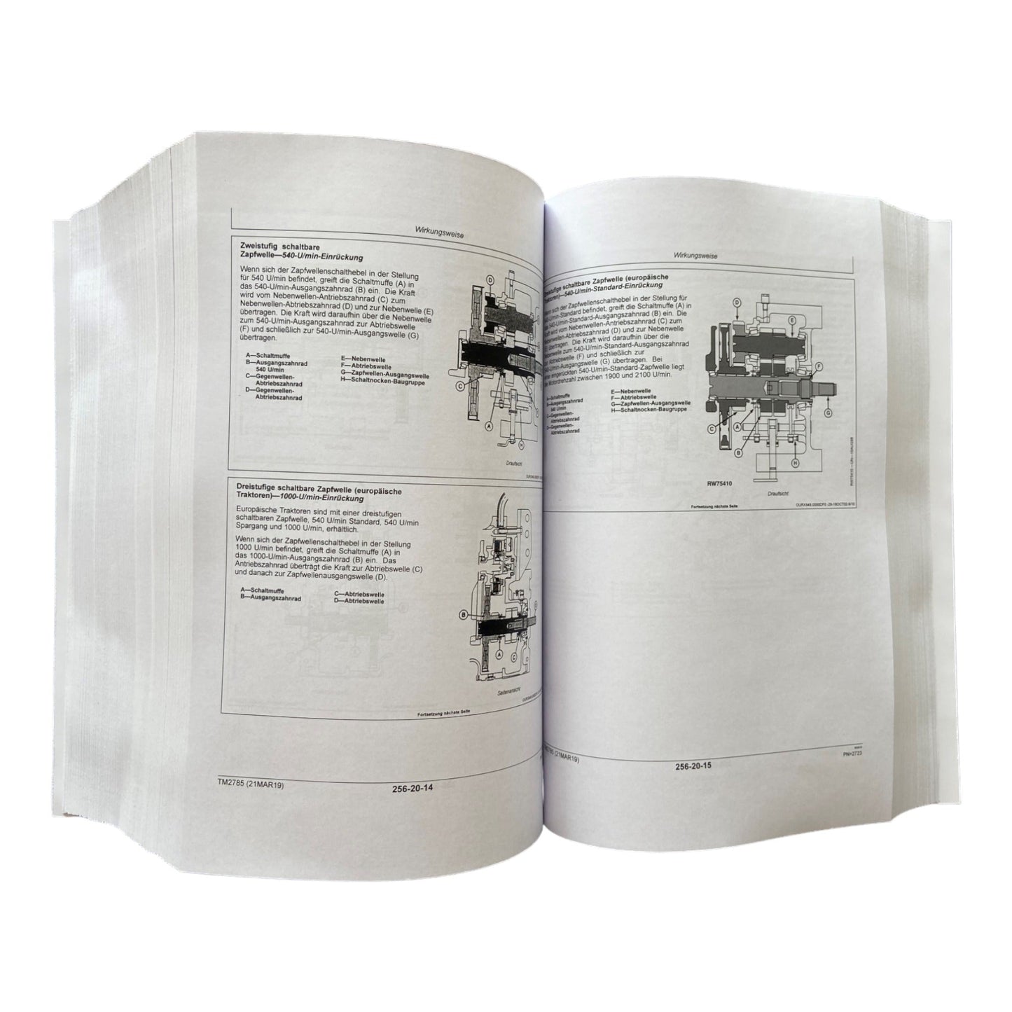 JOHN DEERE 7610 7710 7810 TRAKTOR DIAGNOSE REPARATURHANDBUCH PRÜFEN