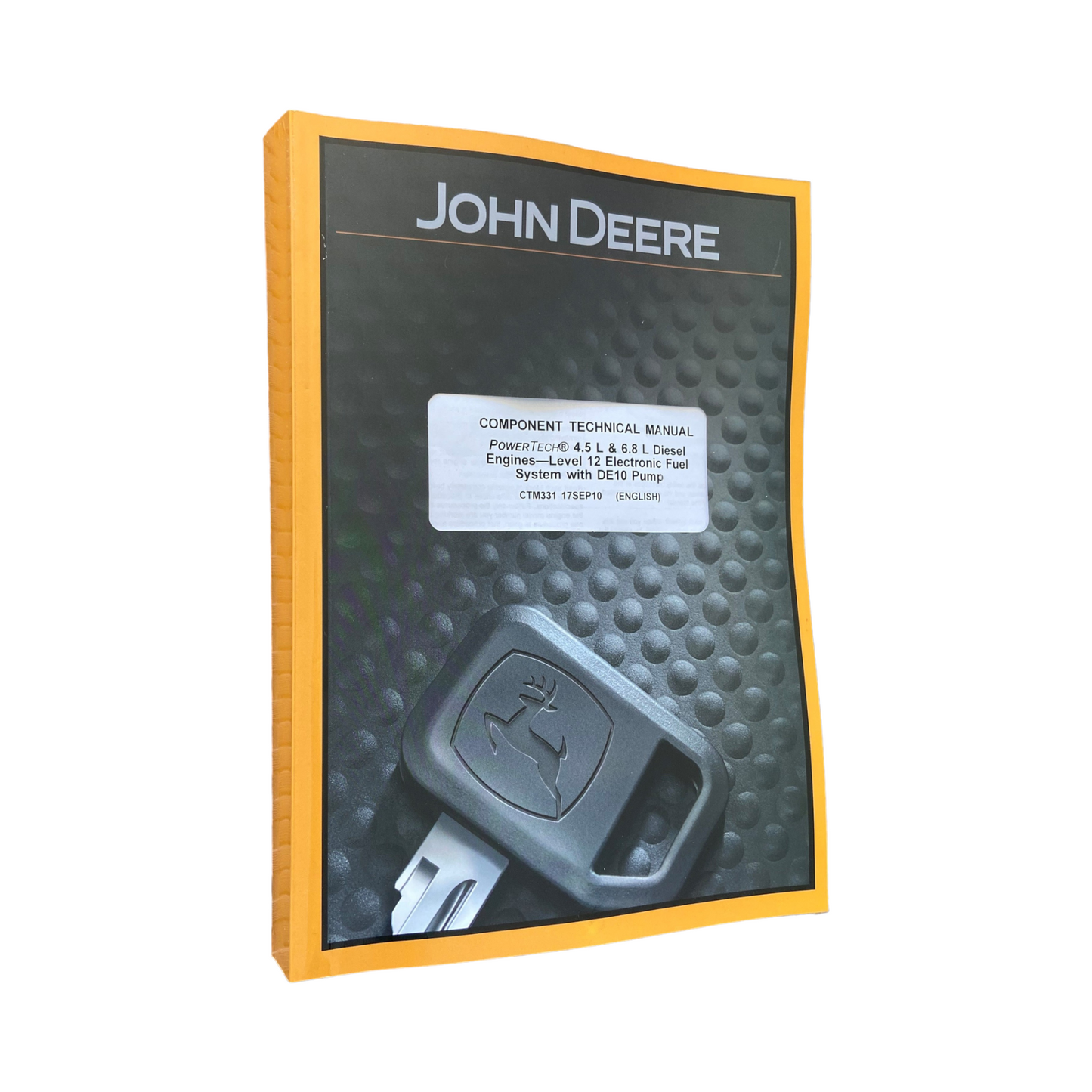 JOHN DEERE 450J ENGINE FUEL SYSTEM SERVICE MANUALS SET 2 BOOKS