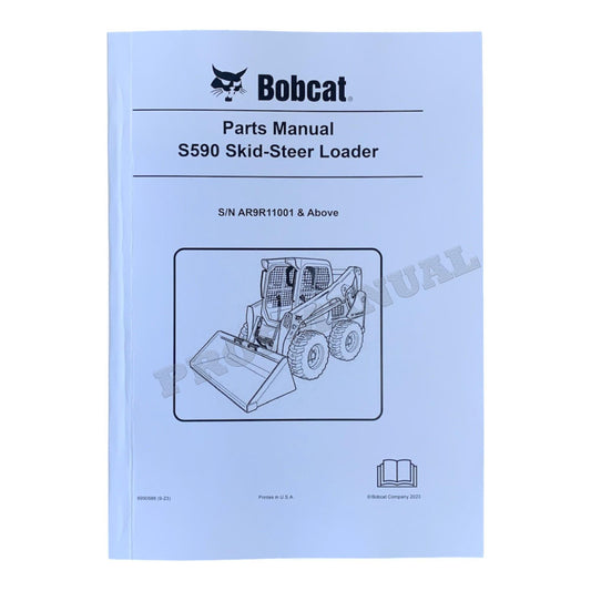 Bobcat S590 Kompaktlader Ersatzteilkatalog Handbuch AR9R11001-