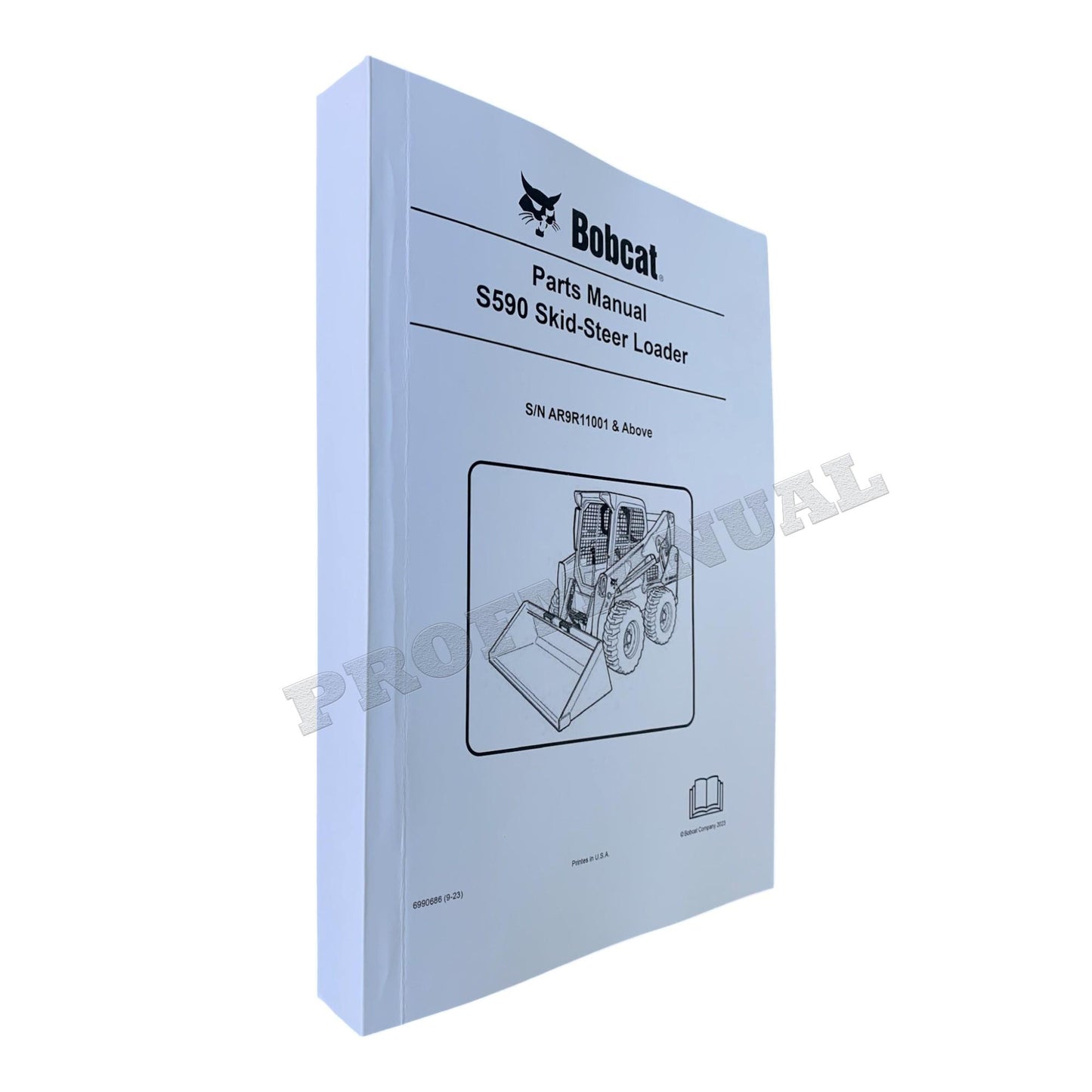 Bobcat S590 Kompaktlader Ersatzteilkatalog Handbuch AR9R11001-