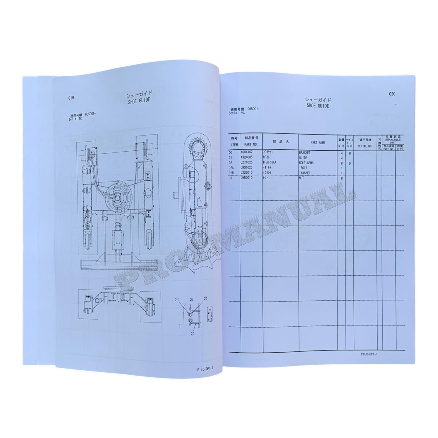 HITACHI ZAXIS ZX35U Short Reach Front Excavator Parts catalog manual