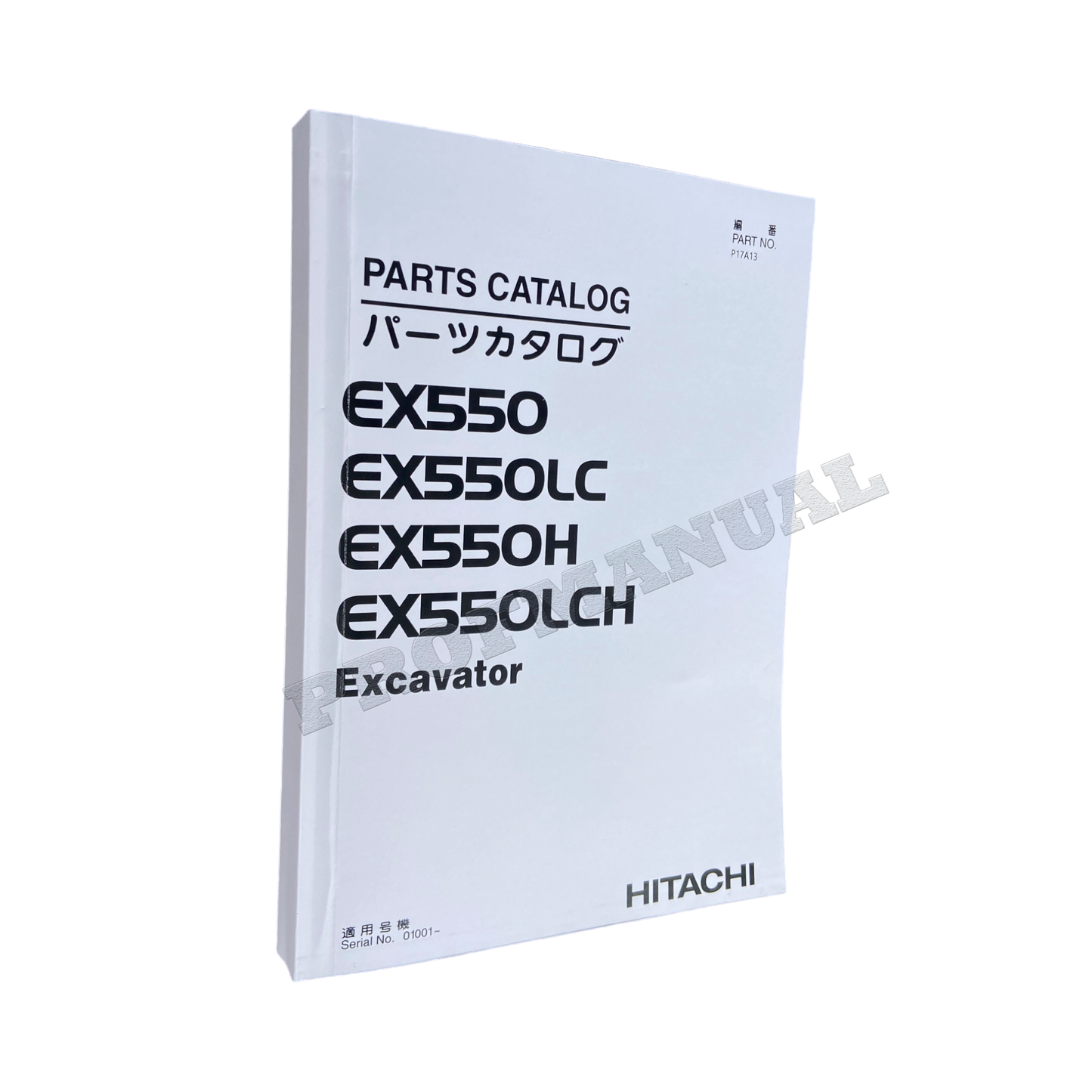 Hitachi EX550 EX550LC EX600H EX600LCH Bagger Teilekatalog Handbuch