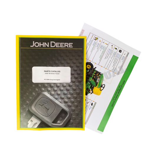 JOHN DEERE S160 TRACTOR PARTS CATALOG MANUAL + !BONUS!