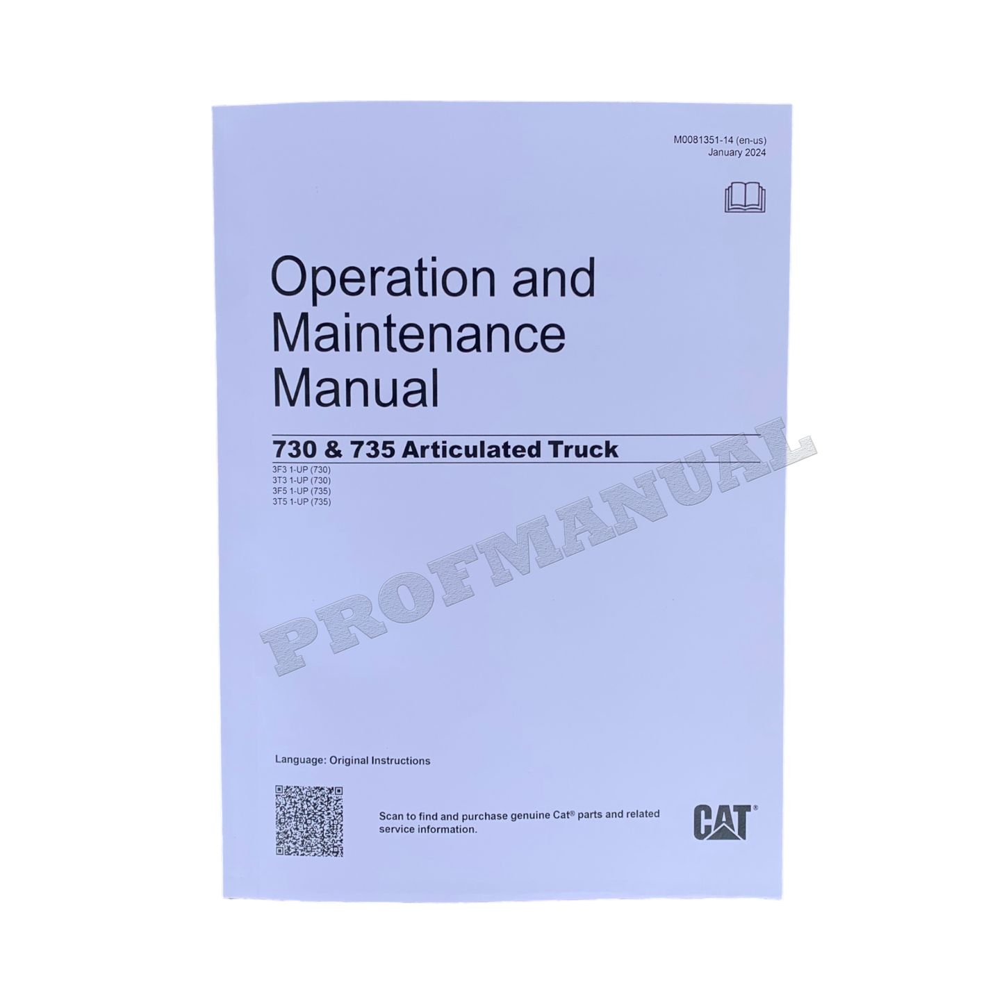 Caterpillar 730 735 Articulated Truck Operators Maintenance Manual