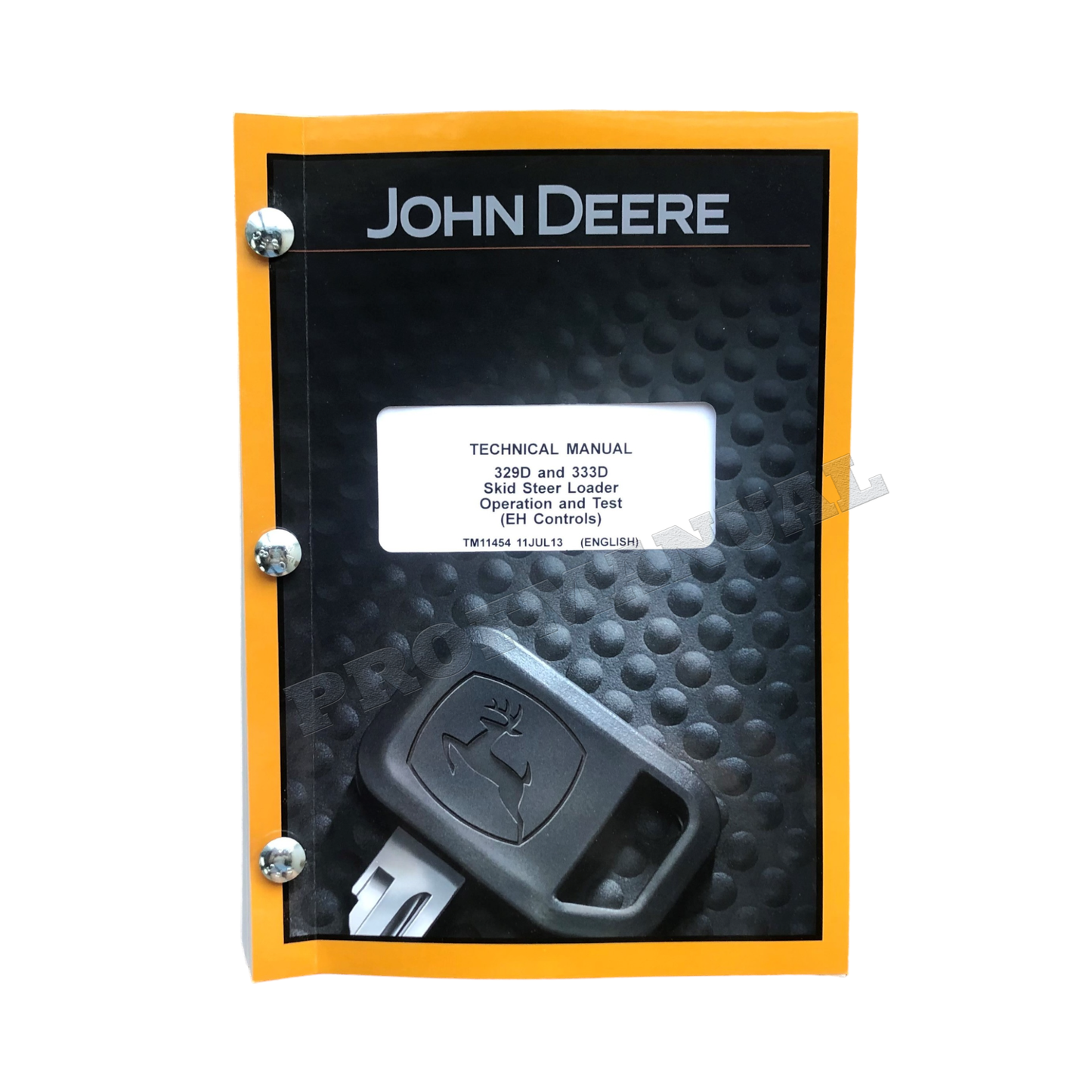 MANUEL D'ESSAI DE FONCTIONNEMENT DE LA CHARGEUSE COMPACTE JOHN DEERE 329D 333D TM11454 + !BONUS!