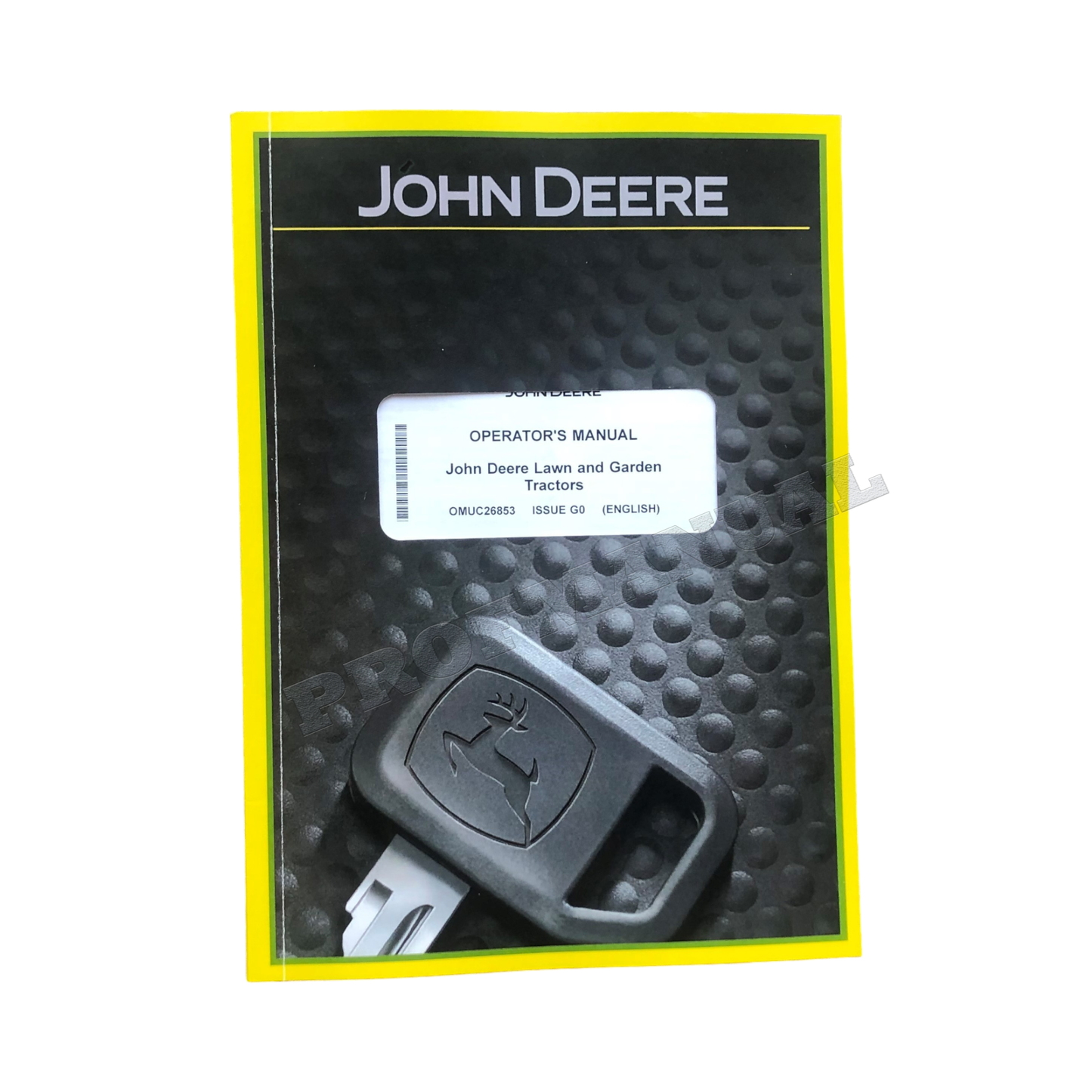 MANUEL D'UTILISATION DU TRACTEUR JOHN DEERE X730 X734 X738 X739 ser 090001-