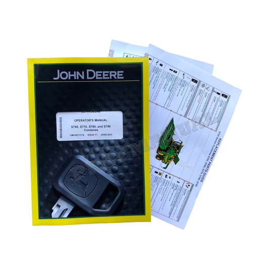 MANUEL D'UTILISATION DE LA MOISSONNEUSE-BATTEUSE JOHN DEERE S760 S770 S780 S790 + !BONUS!