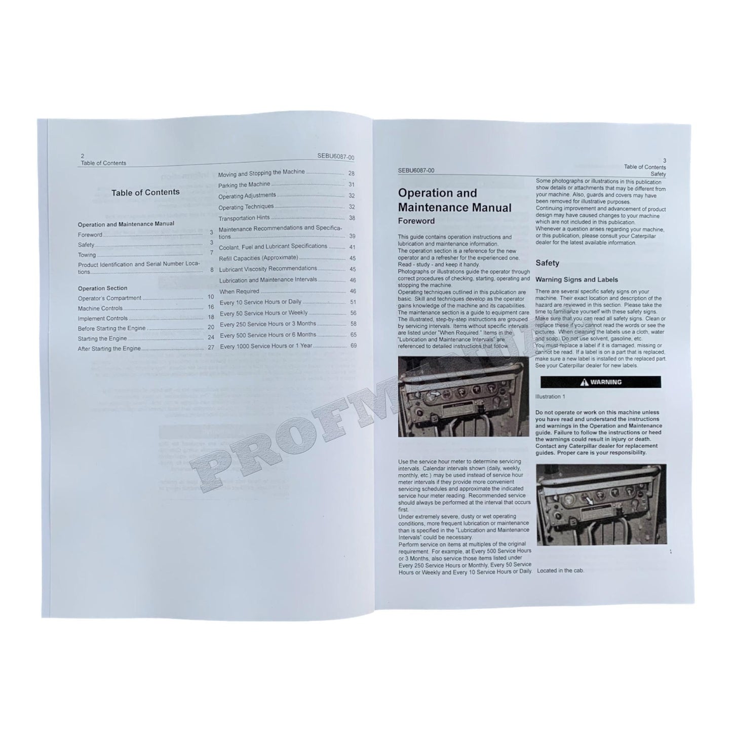 Caterpillar D4B Track Type Tractor Operators Maintenance Manual