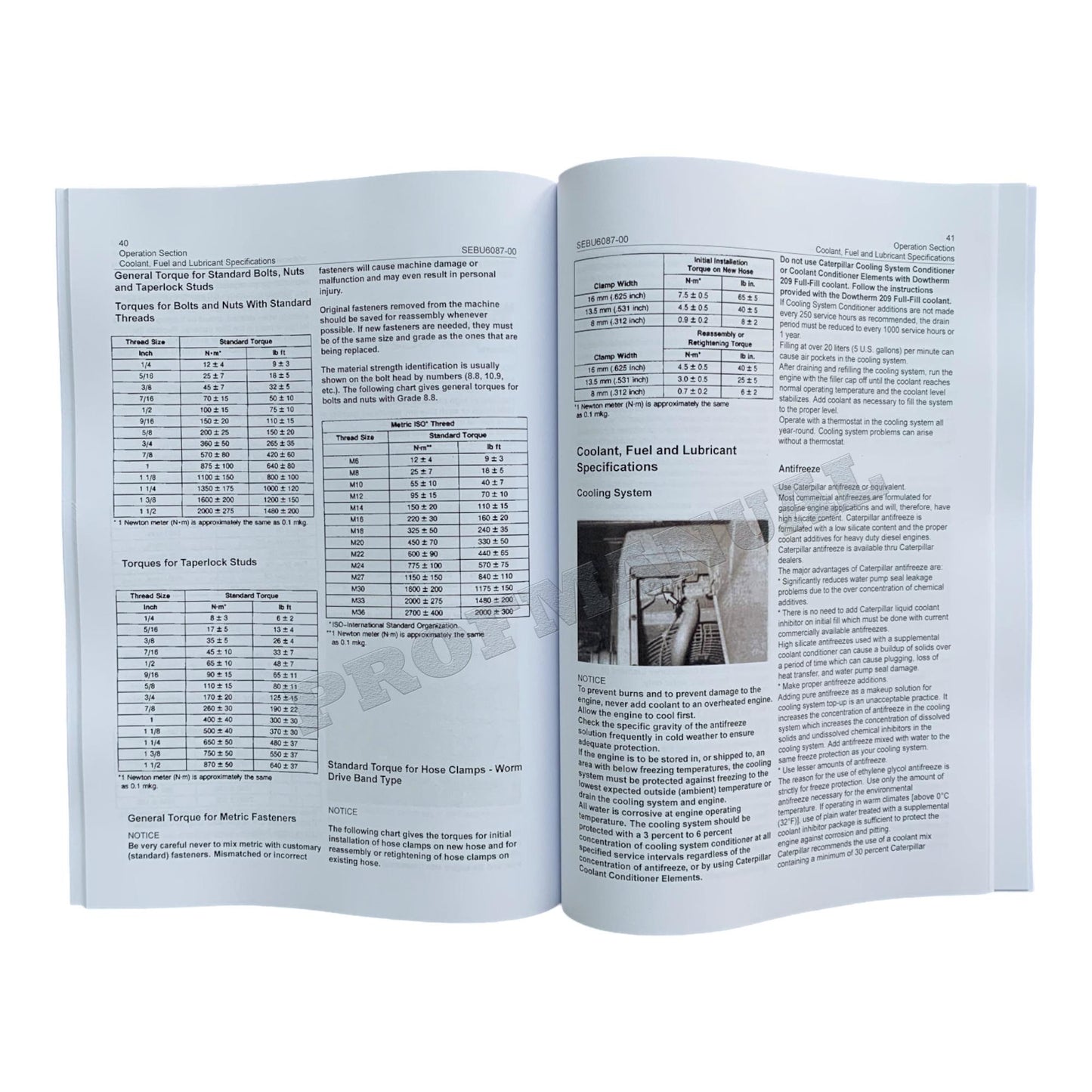 Caterpillar D4B Track Type Tractor Operators Maintenance Manual