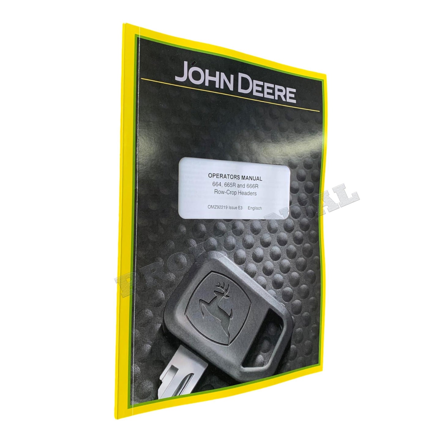 JOHN DEERE 664  665R  666R HEADER OPERATORS MANUAL