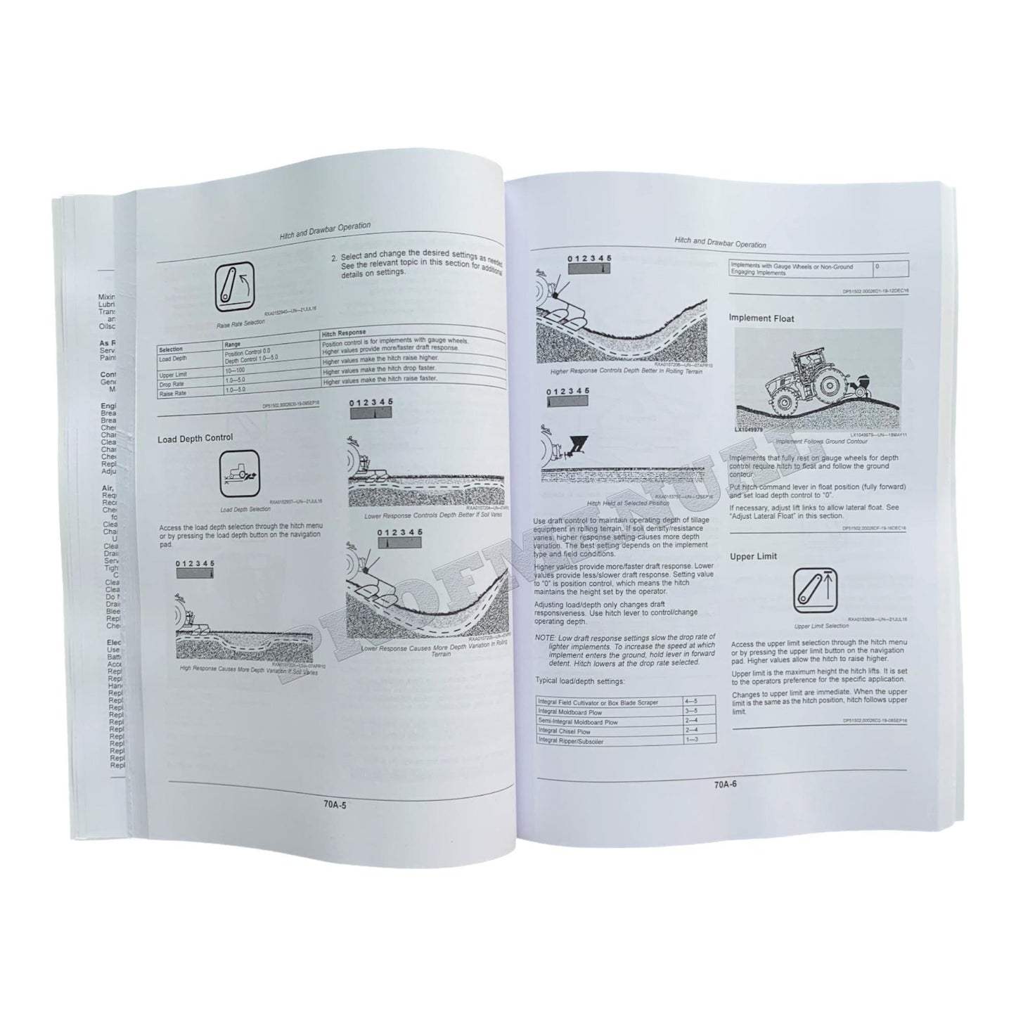 JOHN DEERE 5090R 5100R 5115R 5125R TRACTOR OPERATORS MANUAL 42767-43497 +BONUS