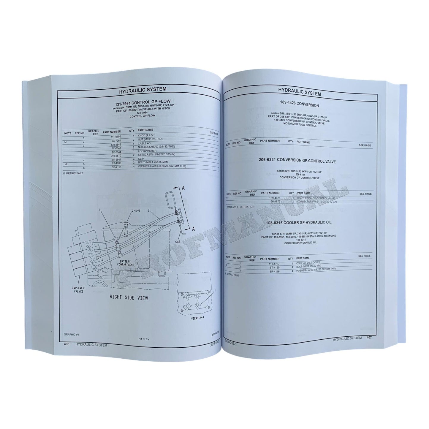 Caterpillar Cat Challenger 35 45 55 Cce Ag Traktor-Ersatzteilkatalog, Handbuch