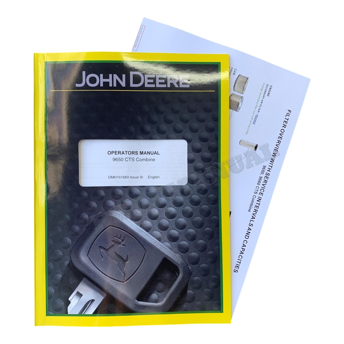 JOHN DEERE 9650 CTS COMBINE OPERATORS MANUAL SN 0-690400