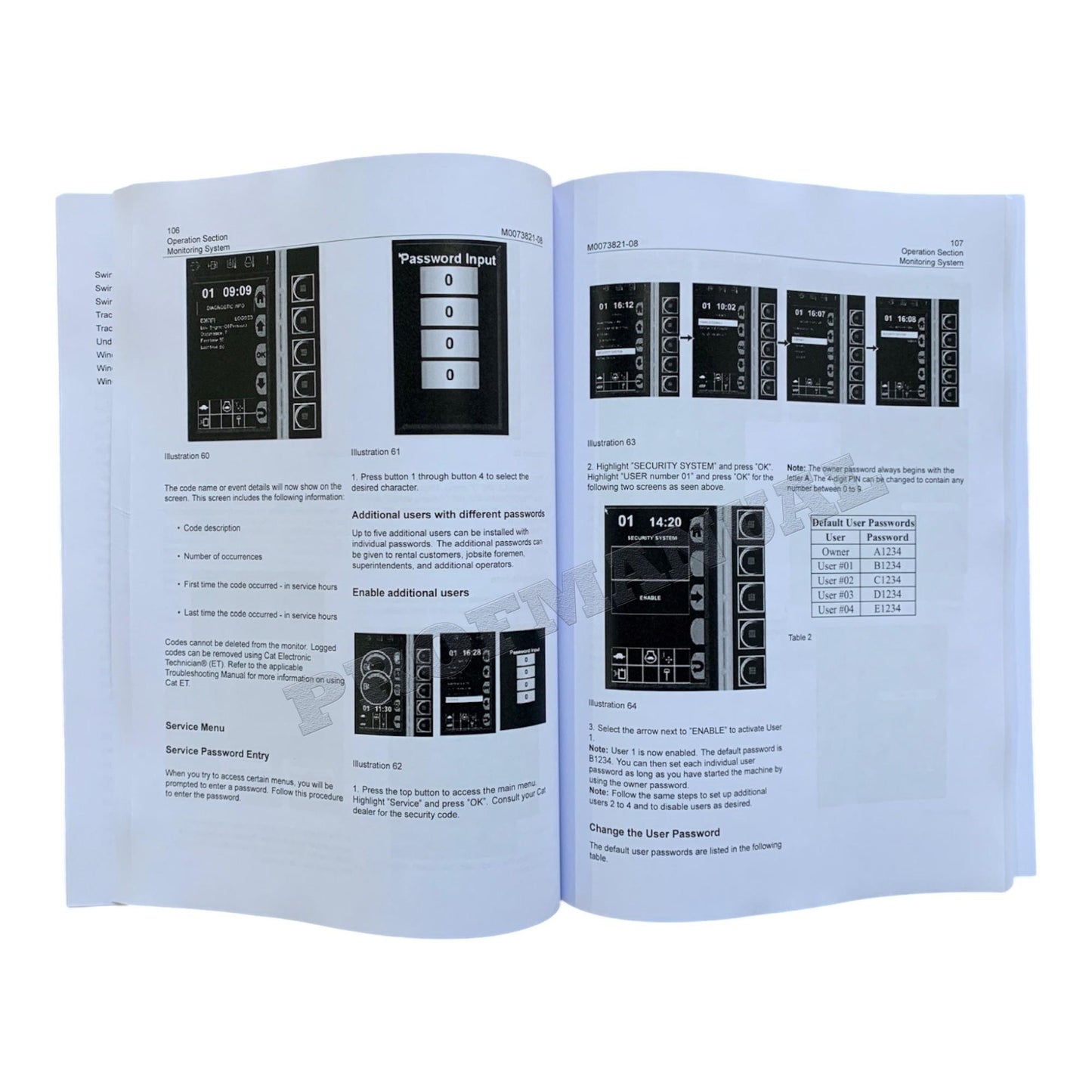 Caterpillar 308E2 CR 308E2 SR Excavator Operators Maintenance Manual