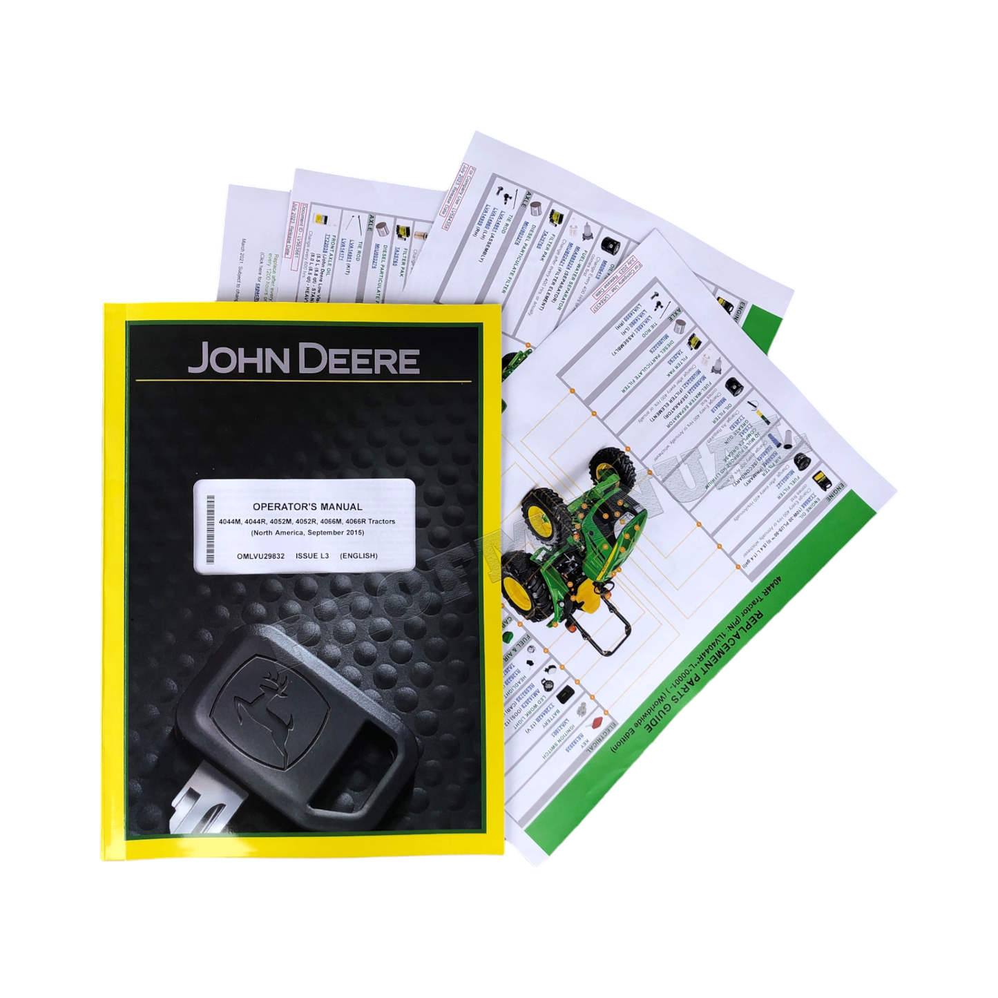 JOHN DEERE 4044M 4044R 4052R 4052M 4066M TRACTOR OPERATORS MANUAL + !BONUS!