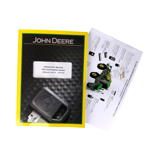 JOHN DEERE 4630 SPRAYER OPERATORS MANUAL + BONUS