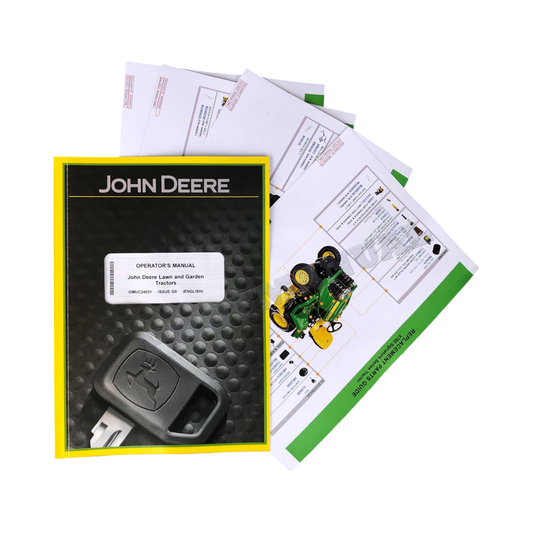 JOHN DEERE X750 X754 X758 TRACTOR OPERATORS MANUAL + !BONUS!