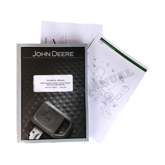 JOHN DEERE 2720 TRACTOR SERVICE MANUAL + !BONUS!