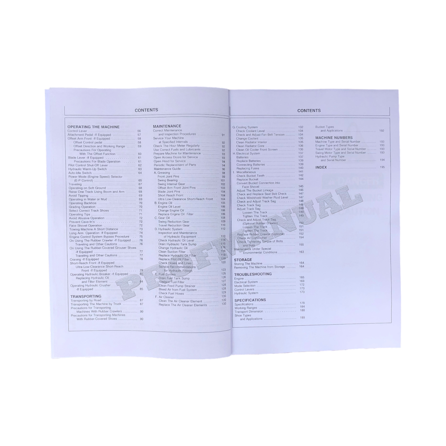 HITACHI EX60-3 EXCAVATOR OPERATORS MANUAL #1