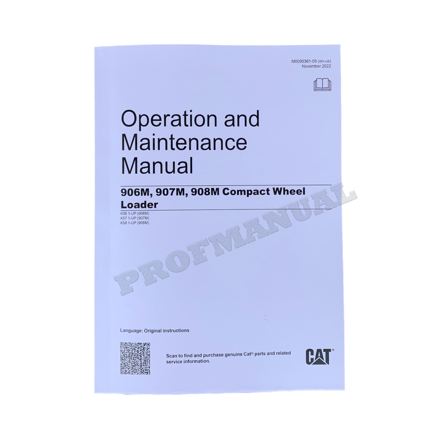 Caterpillar 906M 907M 908M Compact Wheel Loader Operators Maintenance Manual