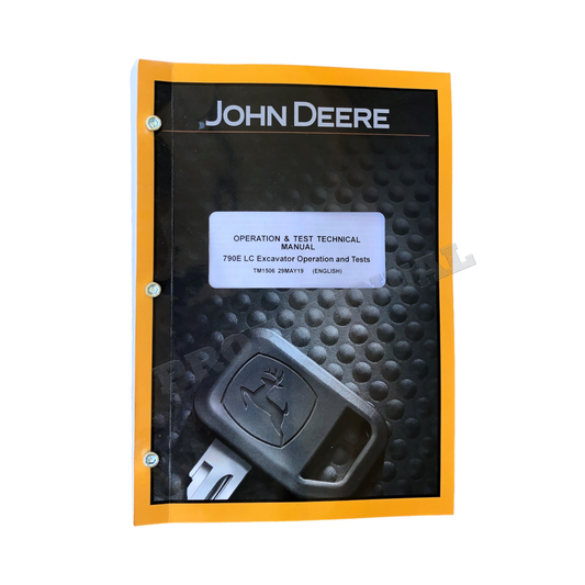 JOHN DEERE 790ELC EXCAVATOR OPERATION TEST SERVICE MANUAL