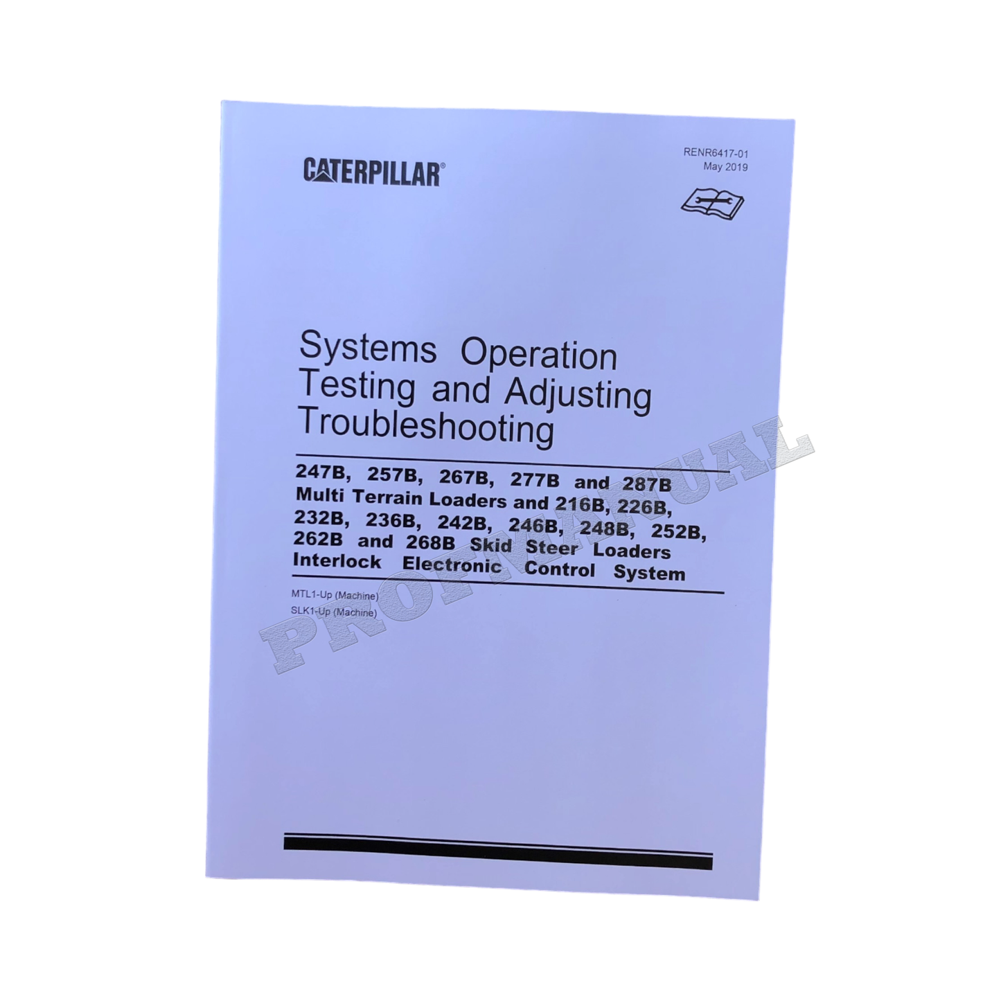 Caterpillar 236B 242B 246B 248B Loader Operat Test Adjusting Manual Troubleshoot