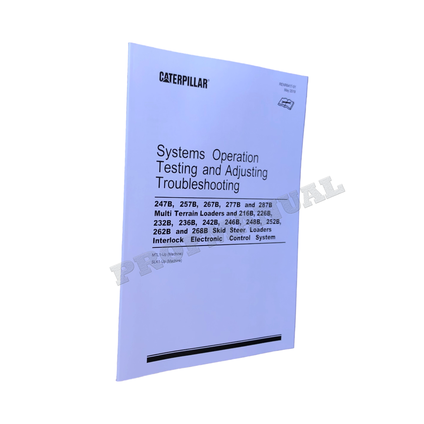 Caterpillar 236B 242B 246B 248B Loader Operat Test Adjusting Manual Troubleshoot