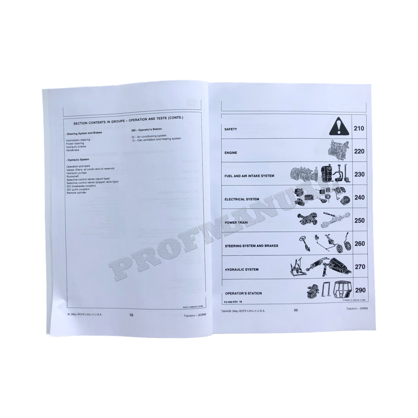 JOHN DEERE 2155 2355 232155 2355 2555 2755 2855N TRACTOR OPERATION TEST MANUAL + BONUS