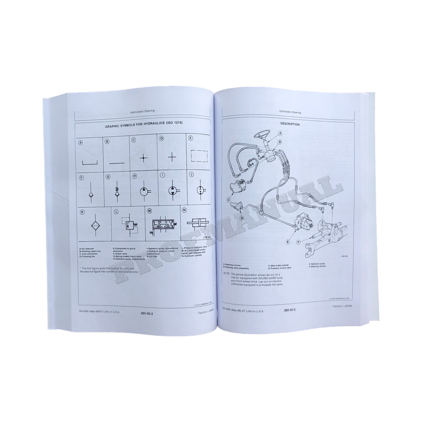 JOHN DEERE 2155 2355 232155 2355 2555 2755 2855N TRAKTOR-BETRIEBSTESTHANDBUCH + BONUS