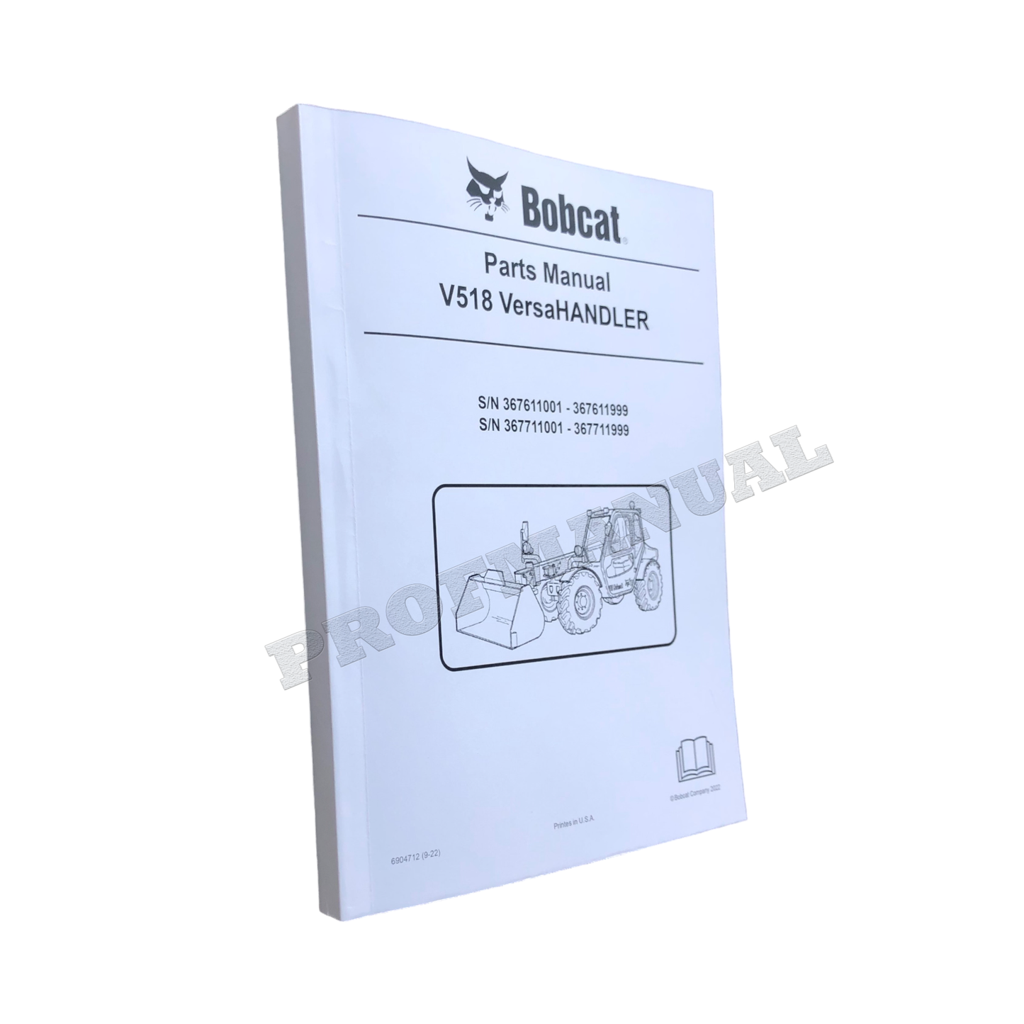 Bobcat V518 VersaHandler Parts Catalog Manual